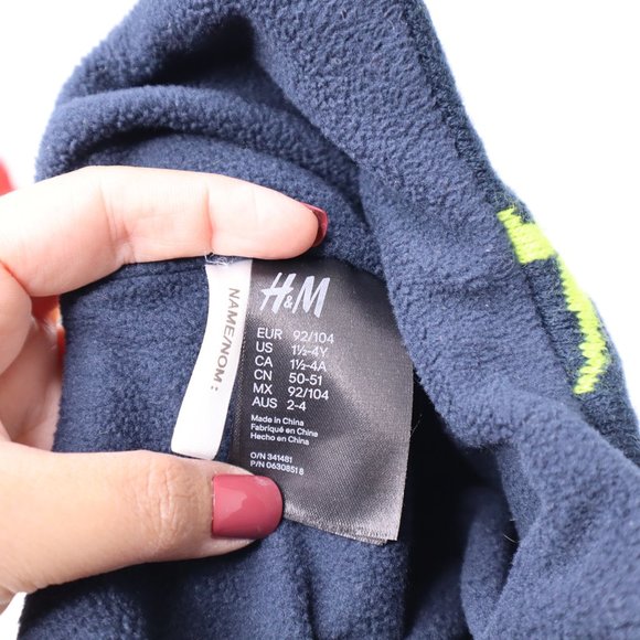 Beanie and glove bundle for toddler kids sz 1-3 years old dinosaur blue pre-owne - Picture 5 of 6